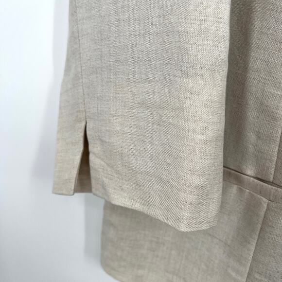 Coldwater Creek LINEN BLEND Womens Plus Size 16 Blazer Jacket Blouse Shirt Top - Picture 11 of 11